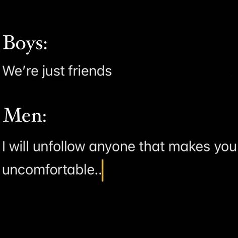 A Boy vs A Man ✨ #dating #relationships #datingtips #luxury #rich  #romance #boys #men #relatable #datingculture Boy Vs Man Quotes, Man Vs Boy, Boys Vs Men, Rich Romance, Men Vs Boys, Aura Aesthetic, Boy Problems, Rich Boy, You Deserve Better