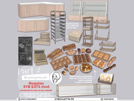 Sims 4 Cc Veterinary, Sims 4 Cc Cafe Furniture, Sims Objects Cc, The Sims 4 Bakery, Sims 4 Vet Cc, Sims 4 Cc French, Sims 4 Cafe Cc, Sims 4 Bakery Cc, Sims 4 Cc Kitchen Set