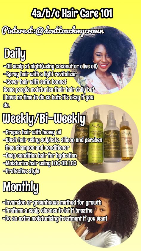 @natalia_vozna Natural Hair Products, Coconut Oil For Natural Hair Black Women, Natural Transitioning Hairstyles, How To Moisturize 4c Hair, Lazy Natural Hairstyles 4c, 4c Hair Care, Cabello Afro Natural, Hair Care Growth, Natural Hair Regimen