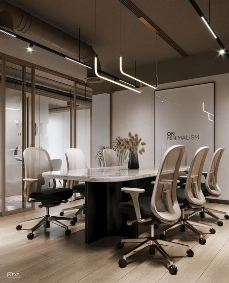 Modern Office Design Inspiration, Conference Room Design, Contemporary Office Design, Meeting Room Design, Industrial Office Design, Office Design Inspiration, Office Interior Design Modern, Modern Office Interiors, Office Meeting Room