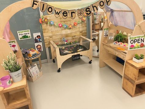 Garden Center Dramatic Play, Flower Shop Dramatic Play Preschool, Garden Dramatic Play, Preschool Plants, Flower Shop Dramatic Play, Simply Safari, Preschool Dramatic Play, Safari Classroom, Play Preschool