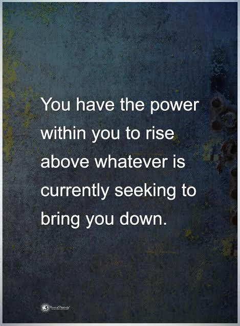 You have the power within you to rise above whatever is currently seeking to bring you down.  #powerofpositivity #positivewords  #positivethinking #inspirationalquote #motivationalquotes #quotes #life #love #power #innerpeace A Course In Miracles, Life Quotes Love, Up Quotes, Power Of Positivity, Rise Above, Motivational Words, Positive Words, Uplifting Quotes, Famous Quotes