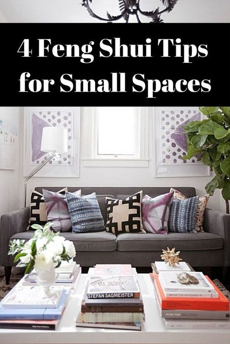 A small, confined room has the potential to inspire just as much as a room with high ceilings and distant walls. If done right, feng shui has the potential to transfer positive vibes to homeowners. To optimize the flow and vitality of small spaces, feng shui design strategy encourages these four actions! #diy #smallspaces #fengshui #small #diysmalldecor #smallspaces Diy Painted Floors, Room Feng Shui, Room With High Ceilings, Feng Shui Design, Modern Apartment Design, Feng Shui Bedroom, Penny Board, Brick Fireplace Makeover, Easy Diy Home Decor