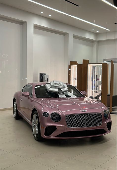 Pink Bentley, Girly Car, Lux Cars, Bentley Car, Sport Automobile, Luxury Lifestyle Dreams, Classy Cars, Pink Car, Super Luxury Cars