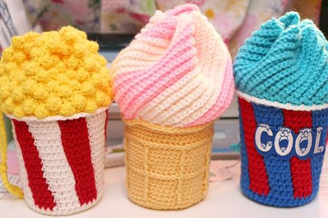 Twinkie Chan, Radio Silence, Crochet Jewelry Patterns, Easy Crochet Projects, Crochet Food, Crochet Amigurumi Free, Fun Crochet Projects, Crochet Tote, Diy Crochet Projects