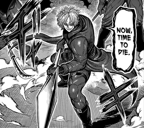 It looks like the leader of "The Black Messengers" uses a spear as his weapon of choice. #kenganashura Spear Drawing Pose, Spear Reference, Spear Pose Reference, Holding Spear Pose Reference, Spear Pose, Spear Throwing, Story References, Kengan Omega, Kengan Ashura