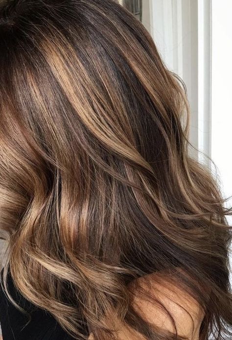 Bond Highlights On Brown Hair, Dark Autumn Balayage, Maple Balayage, Carmel And Blonde Highlights Brown Hair, Hair Color For Yellow Undertones, Carmel Brown Hair Warm With Highlights, Balayage Hair Brunette Dark Brown, Bayalage Brunette 2024, Caramel Face Framing Highlights