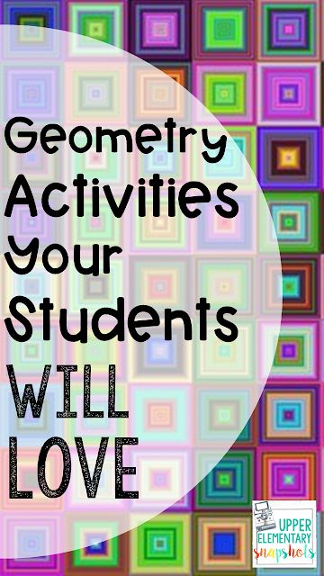 3rd Grade Geometry Activities, Teaching Geometry, Geometry Activities, Homeschool Projects, Teaching Third Grade, Algebraic Thinking, Elementary Lesson Plans, Math Materials, Math Center Activities