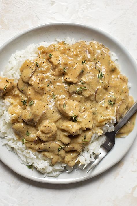 Life Made Simple, Chicken Stroganoff, Rice Chicken, Diner Recipes, Chicken Steak, Makanan Diet, Chicken Rice, Rice Recipe, Chicken Dinner