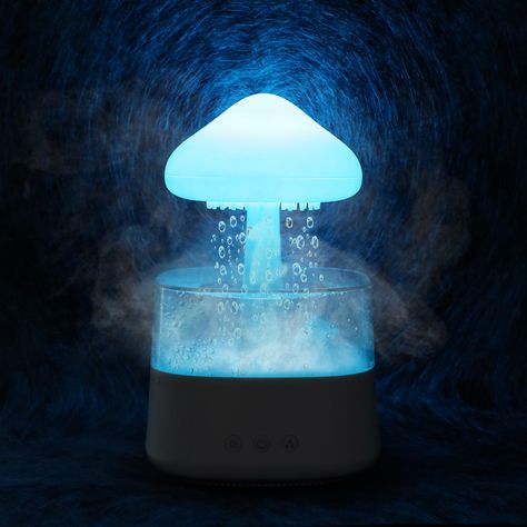 PRICES MAY VARY. Sleep and Relaxation Aid: This rain cloud humidifier creates a soothing rain sound and customizable white noise that can help you relax, sleep better, and reduce stress. It's perfect for creating a calming atmosphere in your bedroom, living room, or office Adjustable Rain Size: With the adjustable rain size function, you can customize the intensity of the rain sound according to your preferences. This feature ensures that you get the perfect ambiance for your relaxation or conce Desk Fountain, Cloud Humidifier, Led Lights White, Room Humidifier, Rain Sounds For Sleeping, Water Drip, Rain Cloud, Rain Clouds, Air Humidifier