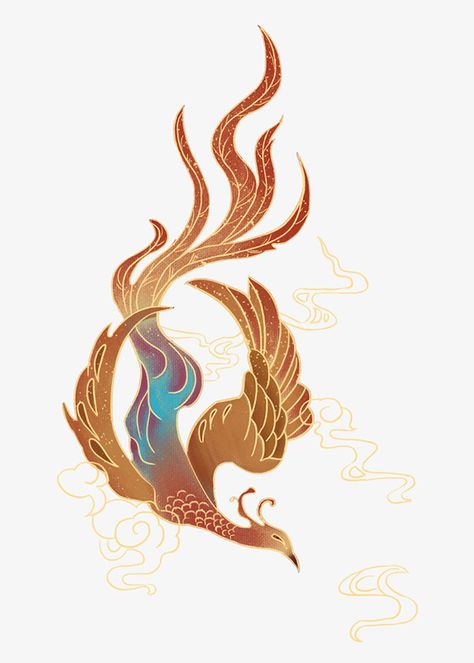 Traditional Chinese Art, Illustrator Design Tutorial, Chinese Art Painting, Phoenix Art, Love Animation Wallpaper, Feather Art, Chinese Patterns, Paper Cut Art, Fish Art