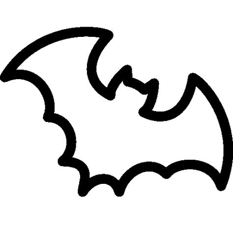 Halloween Pictures To Draw, Bat Icon, Bat Outline, Moldes Halloween, Pumpkin Outline, Bat Craft, Pumpkin Tattoo, Halloween Vinyl, Halloween Templates