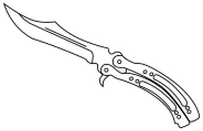 Butterfly Knife Drawing, Butterfly Knife Tattoo, Shatter Me Book, Drawing Butterfly, Knife Template, Knife Drawing, Knife Tattoo, Butterfly Knife, Skull Drawing