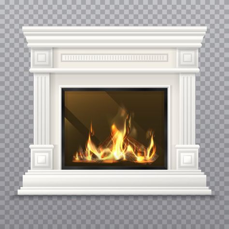 Indoor Chimney, Living Room Vector, Interior Design Vector, Empty Rooms Interior, Vintage Oven, Coal Stove, Classic Fireplace, Oven Design, Hall And Living Room