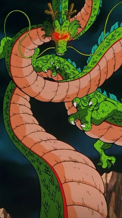 Shenron Drawing, Shenron Art, Dbz Shenron, Dragon Ball Shenron, Shenron Dragon Ball, Top 10 Anime, Watching Anime, Tiger Dragon, Gem Rings