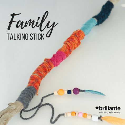 Talking Sticks and Sharing Circles - Courtney Harris Coaching Talking Stick Ideas, Indigenous Activities, What Is Kindness, Sharing Circle, Family Meetings, Talking Sticks, Spirit Sticks, Mommy Ideas, Talking Stick