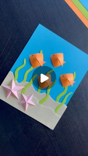 CraftISH corner on Instagram: "Super simple 3D paper fish/auarium craft  Create a splash of fun with this easy 3D paper fish craft—perfect for little hands and big imaginations! ✨  . . . . . . . #paperfish #fishcraft #diyfish #fishcraftideas #howtomakeafish #fishmaking #diy #paper #craft #papercrafts #diypaper #paperideas #kidscraft #craftsforkids #paperscenery #papercollage #paperaddict #3dcraft #3dpaper #3dpapercrafts #animalpapercraft #astrobrights #astrobrightspaper #preschoolcrafts #preschoolideas" 3d Fishes Craft, 3d Crafts For Preschoolers, 3d Fish Craft, 3d Paper Fish, Easy Fish Craft, Simple Fish Drawing, Paper Fish Craft, Fish Paper Craft, Mandir Decor