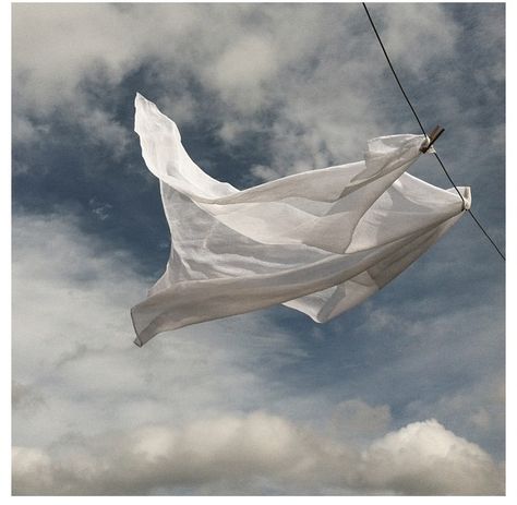 Bythebrush Blowin' In The Wind, White Cloth, Windy Day, Photo Images, Summer Breeze, Clothes Line, The Clouds, Studio Ghibli, Photography Inspiration