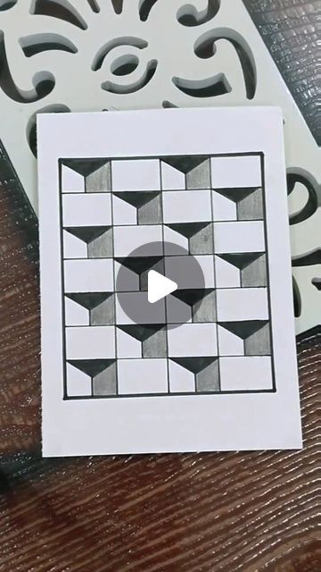 3d Pattern Drawing, Easy Illusion Drawings, 3d Drawings 3d Artwork, Illusion Sketch, 3d Drawings Easy, 3d Illusion Drawing, Optical Illusion Drawing, 3d Sketch, Illusion Drawings