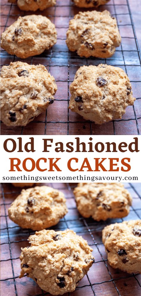 Rock Cakes (Rock Buns) are a very simple but classic bake.  Made with just a few store cupboard ingredients, they are very quick and easy to make and are perfect with a cup of tea! #rockcakes #rockcakerecipe #rockbuns #rockbunrecipe #howtomakerockcakes Easy Lemon Drizzle Cake, Rock Buns, Rock Cakes, Rock Cake, Store Cupboard, Rock Recipes, Scottish Recipes, British Baking, Easy Cake Recipes