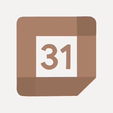 Google Calendar Icon Aesthetic, Google Calendar App Icon, Calendar Icon Aesthetic, Google Calendar Aesthetic, Google Calendar Icon, Logos Aesthetic, Iphone Template, Ipad Organization, Calendar Logo