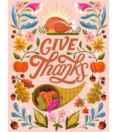 Thanksgiving Art Print, Fall Illustration Autumn, Alternative Stickers, Thanksgiving Artwork, Happy Thanksgiving Cute, Thanksgiving Illustration, Fall Widgets, Jill Howarth, Autumn Cookies