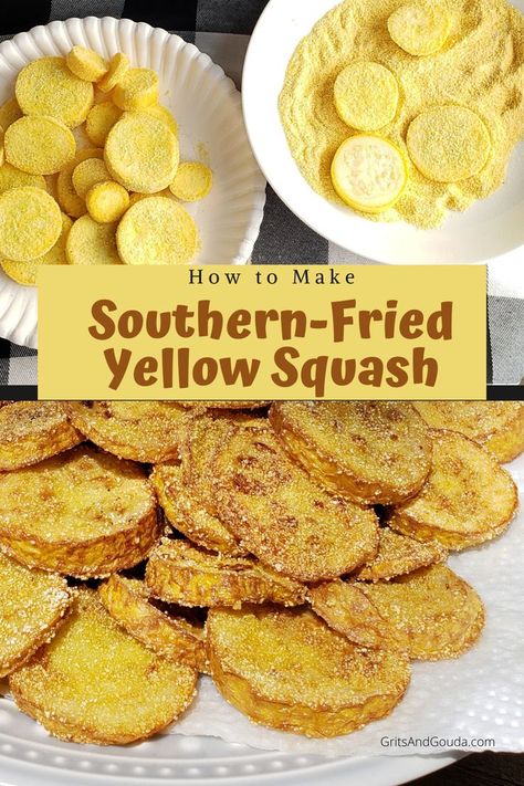 You don't have to "deep-fry" squash to call it Southern-Fried. I'll show you how to fry yellow squash without a lot of oil. Simple. Easy. Whether you call it yellow squash or summer squash, I call it yummy! #friedsquash #friedsummersquash #southernfriedsquash #friedyellowsquash #summervegetables