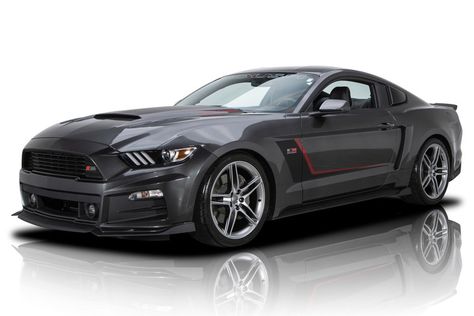 One-Owner 2,025-mile Roush Stage 3 Mustang Supercharged 5.0L V8 Automatic Ford Mustang Roush, Roush Mustang, 2017 Ford Mustang, 20 Inch Wheels, Racing Logo, Mustang For Sale, Muscle Cars For Sale, Skyline R34, Ford Racing