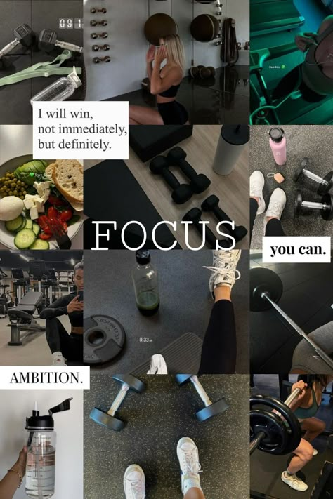 Fitness Vision Board, Vision Board Images, Dream Vision Board, Vision Board Inspiration, Motivation Board, Healthy Lifestyle Motivation, Fitness Inspiration Body, Healthy Girl, Gym Inspiration