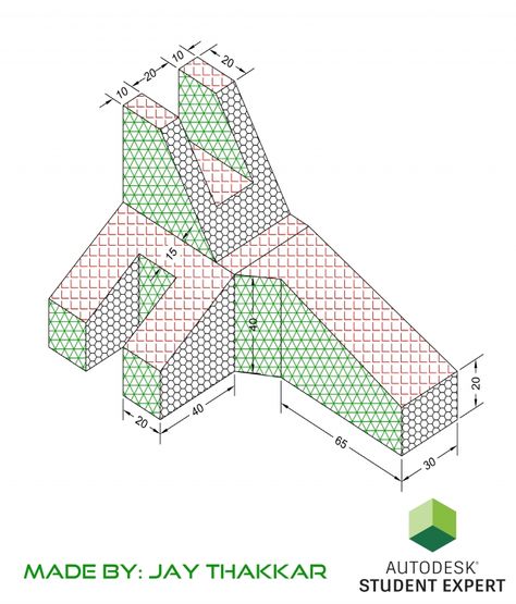 Isometric Practice Model - 6 Isometric Practice, Isometric Drawing, Drawing Exercises, Drawing Techniques, Business Growth, Autocad, Drawing Sketches, Outdoor Blanket, Career