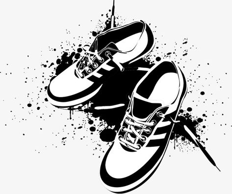 Emo Tattoos, Shoes Vector, Stencils For Kids, Shoes Png, Ganesh Lord, Graffiti Writing, Logo Shoes, Sneakers Athletic, Hair Reference