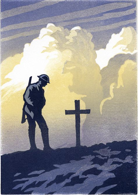 Christopher Wormell Ww1 Photography, Chris Wormell, Wwi Photos, Woodcut Printmaking, Remembrance Day Art, Ww1 Art, Lino Cut, Military Art, Illustrations And Posters