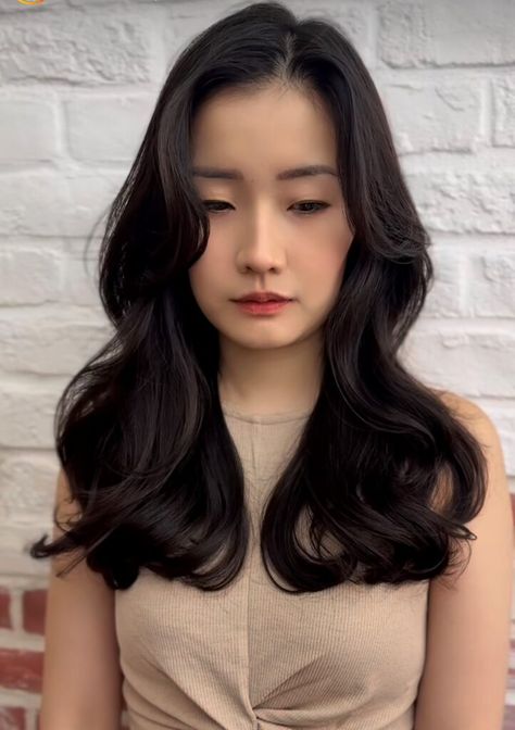 Root Perm Asian Hair Perm Loose Waves, Korean Perm Women Medium, Korean Perm Medium Length, Korean Digital Perm Medium Hair, Digital Perm Medium Hair, Korean Perm Medium, Digital Perm Medium, Japanese Straight Perm, Asian Hair Perm