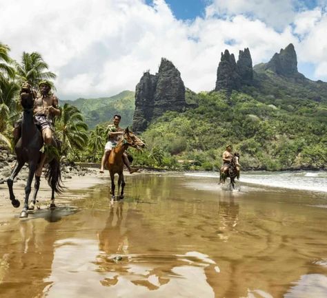 The Marquesas Islands | Where Are The Marquesas Islands? Nuku Hiva, Bora Bora Vacation, Marquesas Islands, Honeymoon Vacations, Oceania Travel, Cascade Waterfall, Sustainable Tourism, Beautiful Sites, French Polynesia