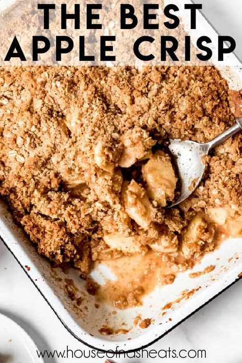 Apple Deserts Easy, Apple Pear Crisp, Apple Crisp Without Oats, Old Fashioned Apple Crisp, Slow Cooker Apple Crisp, Savory Apple Recipes, Best Apple Crisp Recipe, Easy Apple Crisp, Best Apple Crisp