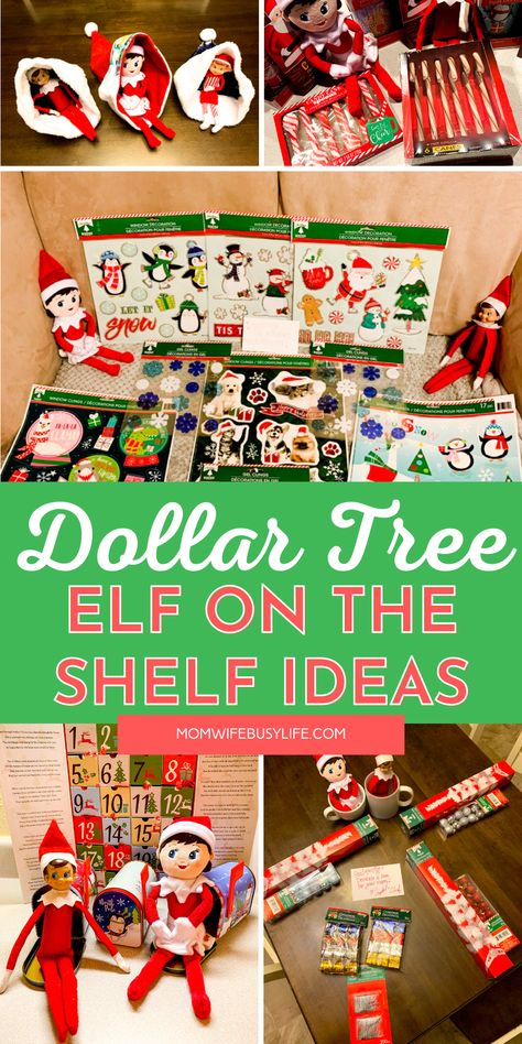 Get a head start on Elf on the Shelf planning this year! Shop your local Dollar Tree for easy and simple ideas. Your kids will love these! Check them out now or save for later. Elf On The Shelf Ideas And Supply List, Wholesome Elf On The Shelf, Easy Elf On The Shelf For Toddlers, Elf On The Shelf With 3 Elves, Different Elf On The Shelf Ideas, Dollar Tree Elf On Shelf Ideas, Stuffed Elf On The Shelf Ideas, Free Elf On Shelf Ideas, Dr Elf On The Shelf