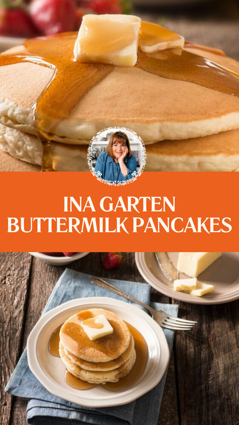 Ina Garten Buttermilk Pancakes Buttermilk Eggs, Fluffy Buttermilk Pancake Recipe, Buttermilk Pancakes Recipe, Fluffy Buttermilk Pancakes, Pancake Mix Recipe, Fluffy Pancake Recipe, Buttermilk Pancakes Fluffy, Bread Puddings, Pancake Recipe Buttermilk