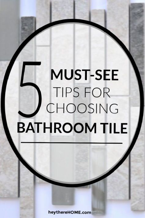 Choosing bathroom tile combinations can be daunting. These easy steps, will teach you how to choose bathroom tile that you'll love for years to come. Bathroom Tile Shapes, 3 Different Tiles In Bathroom, Bathroom Shower And Floor Tile Combinations, Accent Wall Bathroom Tile, Choosing Bathroom Tile, Wall Tile For Bathroom, Decorating Masterbathroom, Bathroom Tile Trends 2024, Matte Tile Bathroom