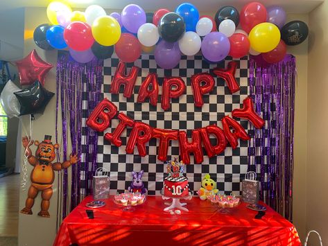 Fnaf Birthday Shirt, Five Nights At Freddy's Birthday Decorations, Fnaf Bday Party Ideas, Five Nights At Freddy’s Birthday Party, 5 Nights At Freddys Birthday Ideas, Five Nights At Freddy's Party Ideas, Fnaf Party Decorations, Fnaf Themed Birthday Party, 5 Nights Of Freddy Birthday Party Ideas