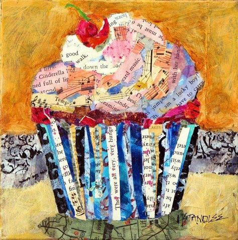 Cupcake Collage, Texas Collage, Nancy Standlee, Lucky Boy, Silver Bullion Coins, Survival Blanket, Cupcake Art, Kinds Of Salad, Eat Meat