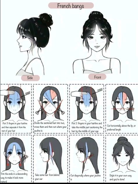 Cool Hair Designs, Bangs Tutorial, Hair Style Korea, Haircuts For Wavy Hair, Hair Bridesmaid, Hair Tutorials Easy, Hair Stylies, Curly Hair Inspiration, Hair Up Styles