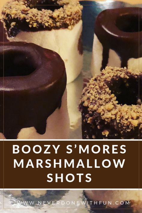 S’mores Appetizer, Alcohol Infused Treats, Smores Jello Shots, S’mores Pudding Shots, Alcoholic Treats Edible, S’mores Shots, Smores Shots Alcohol, Smores Drink Alcohol, S’mores Alcoholic Drinks