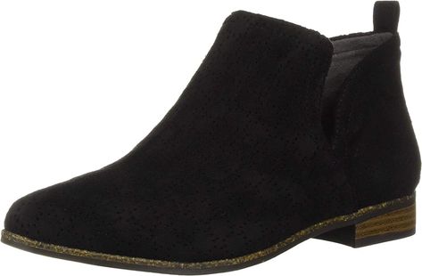 Best Ankle Boots, Dr Scholls Shoes, Womens Low Heels, Womens Black Booties, Insole Design, Dr Scholls, Black Ankle Booties, Travel Shoes, Comfortable Boots