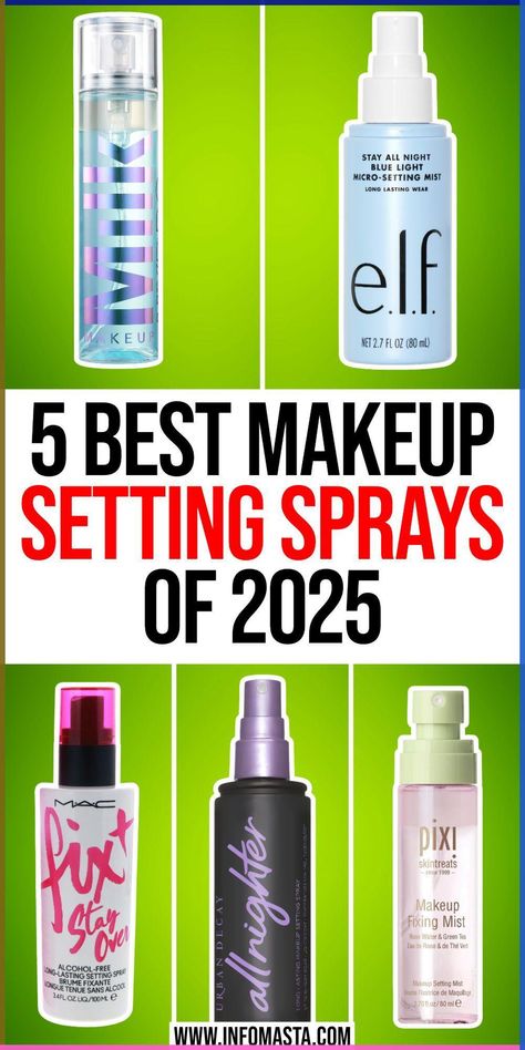 Lock in your look with the 5 best makeup setting sprays! From the best drugstore setting spray to the best setting spray makeup, our guide features the top picks for long-lasting, flawless makeup. Discover the best makeup setting spray that will keep your face looking fresh all day long.