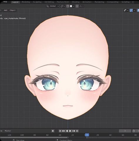 Discover daily 3D art tips for Blender from freelance 3D anime character artist Mr. Zingy. Learn how to create precise 3D anime character heads, including quick hair, eyes, teeth & tongue, and the anime head itself: Cute Blender 3d, Head Anime Reference, Anime Head Tutorial, Vtuber Tutorial, Vroid Hair, Old Hollywood Glam Makeup, Vtuber Hair, Vtuber Eyes, Hollywood Glam Makeup