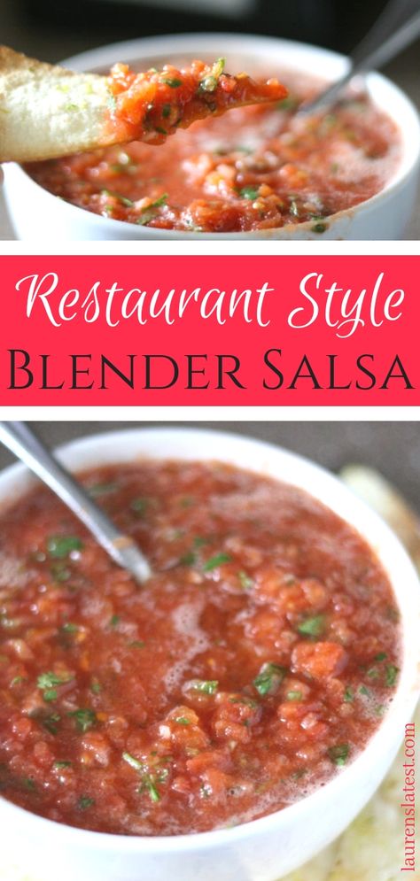 Best Restaurant Style Blender Salsa - This quick fresh Salsa Recipe is so fresh and easy to make! You only need a few basic ingredients and 10 minutes. Adapt as you like and serve with my homemade lime tortilla chips #salsarecipes, #healthyrecipes Butter Bob, Basic Salsa Recipe, Blender Salsa, Novice Chef, Fresh Salsa Recipe, Easy Salsa Recipe, Restaurant Style Salsa, Homemade Salsa Recipe, Easy Salsa