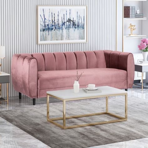 Sofa For Boutique, Colour Sofa, Furniture Colour, Esthetician Business, Modern Velvet Sofa, Pinterest Room, Boutique Ideas, Sofa Material, Modern Glam