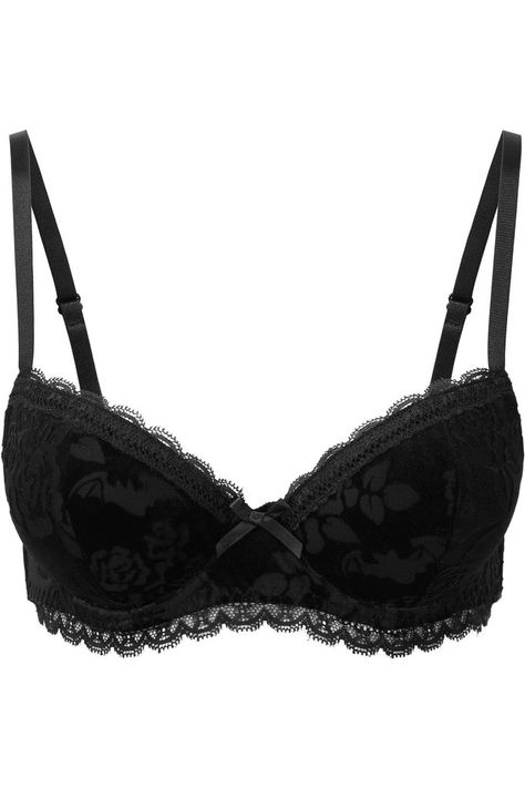 Gothic Lingerie, Cute Bras, Balconette Bra, Black Bra, Dream Clothes, Lace Bra, Pretty Outfits, Hogwarts, Black Lace