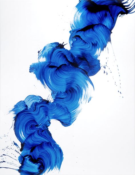 Last Kind Word (2016) oil on linen artwork by artist James Nares via Kasmin Gallery, New York #JamesNares James Nares, Art Appliqué, Blue Room, 판타지 아트, British Artist, Abstract Acrylic, Package Design, Texture Painting, Art Abstract