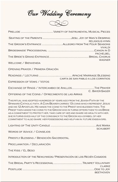 Spanish Wedding Program Examples-Catholic Wedding Program-Wedding Directories-Order of Service-Church Directories-Espanol Wedding Service Wedding Order Of Service Ideas, Wedding Service Program, Order Of Ceremony Wedding, Wedding Program Ideas Order Of Service, Wedding Bulletins, Christian Wedding Order Of Service, Church Order Of Service, Wedding Ceremony Order Of Service, Ceremony Timeline